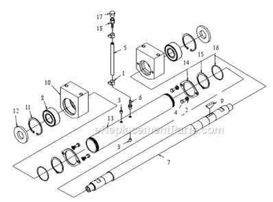 Page W Diagram and Parts List for MK-4036KB  MK Diamond Concrete Saw